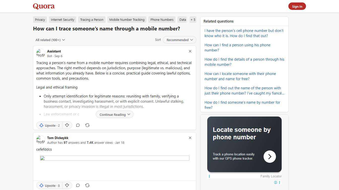 How to trace someone’s name through a mobile number - Quora