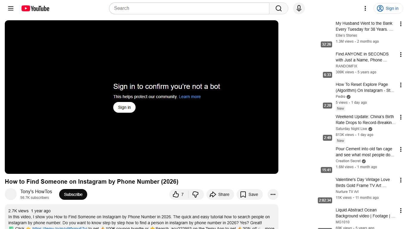 How to Find Someone on Instagram by Phone Number (2026) - YouTube